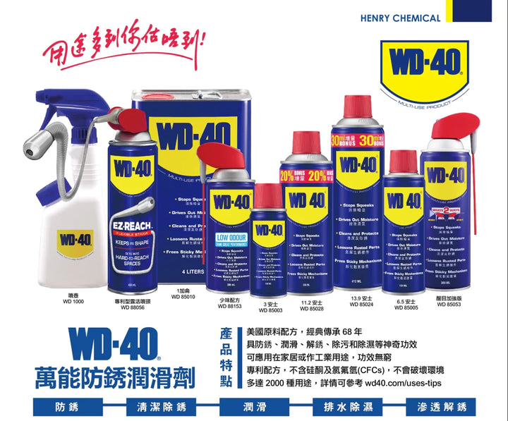 WD-40 萬能防銹潤滑劑 五金配件