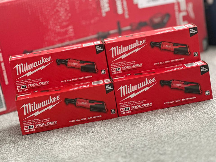 美國Milwaukee 2457-20 M12 12V 3/8" 無繩棘輪橫卜（裸機） MILWAUKEE美沃奇（美行）