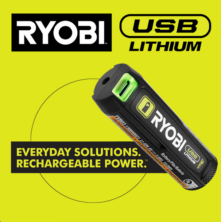 RYOBI USB 鋰 LED 檢查燈套裝 (現貨） RYOBI 良明（美國）