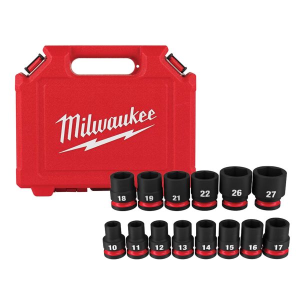 Milwaukee  1/2" SHOCKWAVE Impact Duty™ 長套筒組 (14 個) Milwaukee