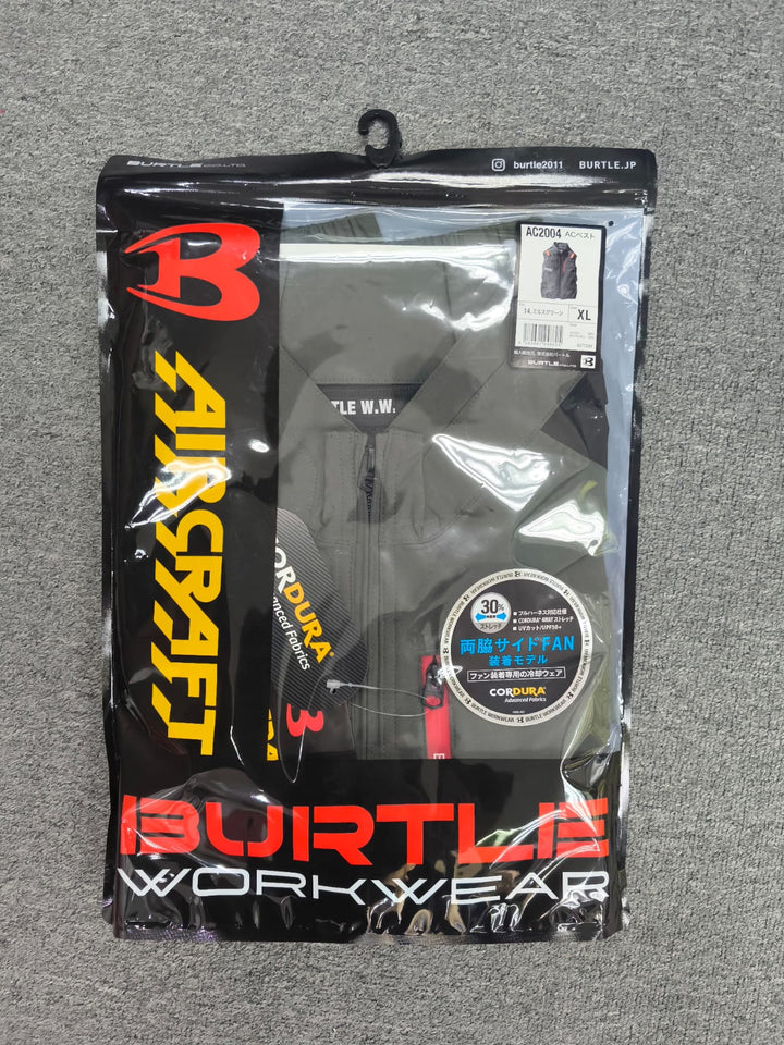 【💥現貨限時購💥】BURTLE Air Craft AC2004 無袖背心 男女通用 僅衣服 - 不連電池風扇 BURTLE