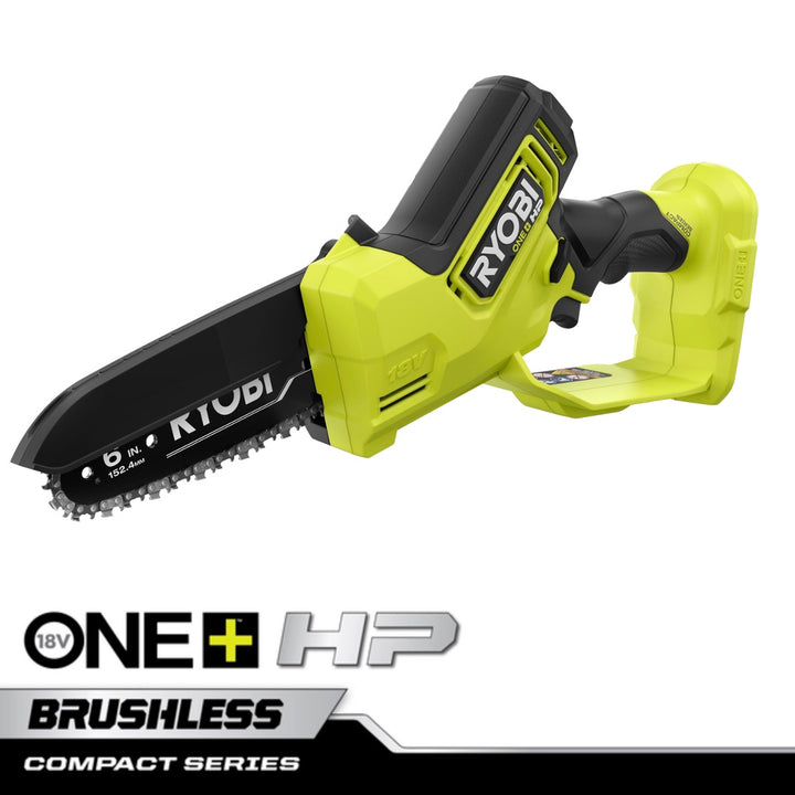 新品發售RYOBI 18V ONE+ HP 6" 緊湊型無刷修剪電鋸 RYOBI 良明（美行）