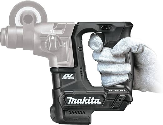 Makita XRH06ZB 18V LXT 鋰離子小型無刷無線 11/16 吋旋轉錘,可接受 Sds-Plus 鑽頭,僅工具 Makita