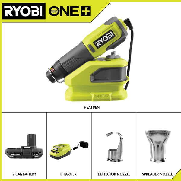 RYOBI 18V ONE+ 熱筆+2AH*1+充電器套裝（New）