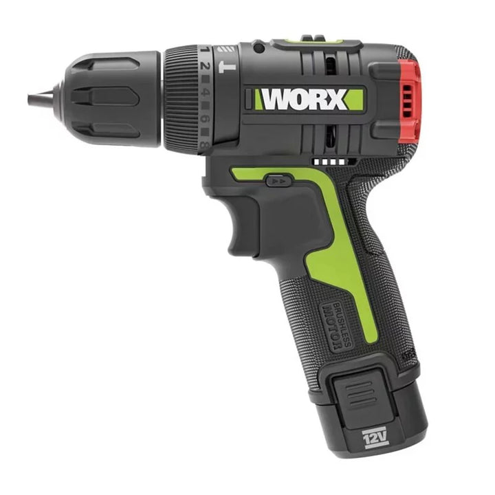 Worx 威克士 12V無刷衝擊鑽 2.0Ah鋰電套裝 WU131X Worx