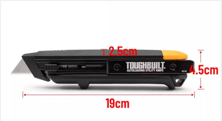 TOUGHBUILT 自動裝填工具刀TB-H4-10-A切割鋒利 TOUGHBUILT