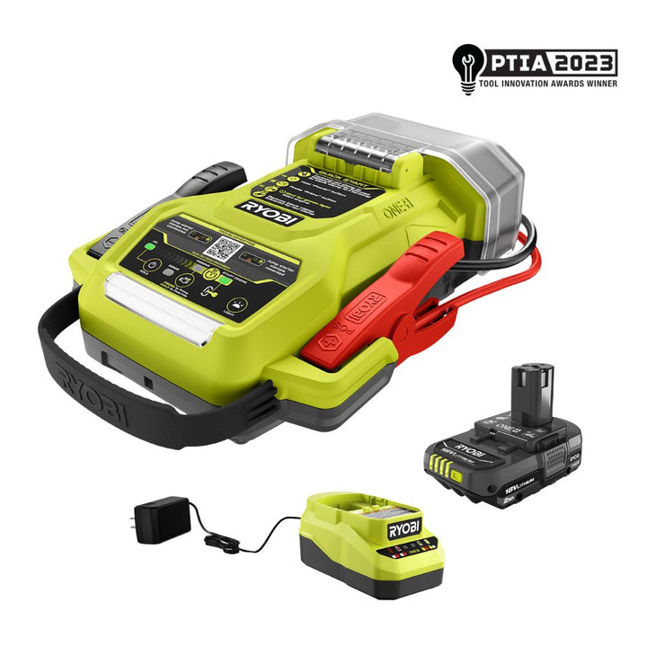 RYOBI 18V ONE+ JUMP STARTER KIT P7110+ 2Ah Battery SET RYOBI