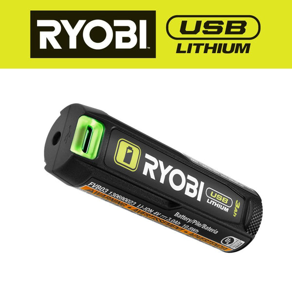 RYOBI USB lithium battery 3AH lithium rechargeable battery 