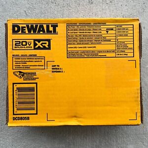 ✅New! DEWALT DCD805B 20V MAX XR Cordless 1/2-inch Hammer Drill/Driver TOOL ONLY DEWALT得偉（美行）