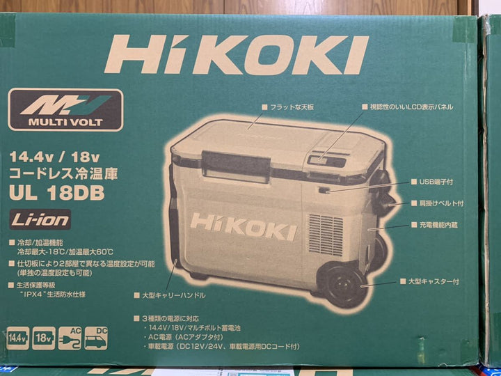 日本限定HiKOKI 行動車載25L冰箱森林綠UL18DB （淨機）電池另外購買 Hikoki