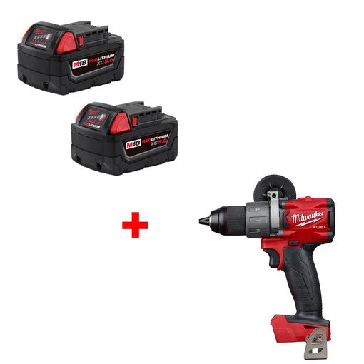 Milwaukee M18 XC5.0電池* 2PK+M18 泛光燈/ 1/4" 六角起子/1/2" 鎚鑽/吸塵機/砂紙機/萬用寶現貨 MILWAUKEE美沃奇（美行）