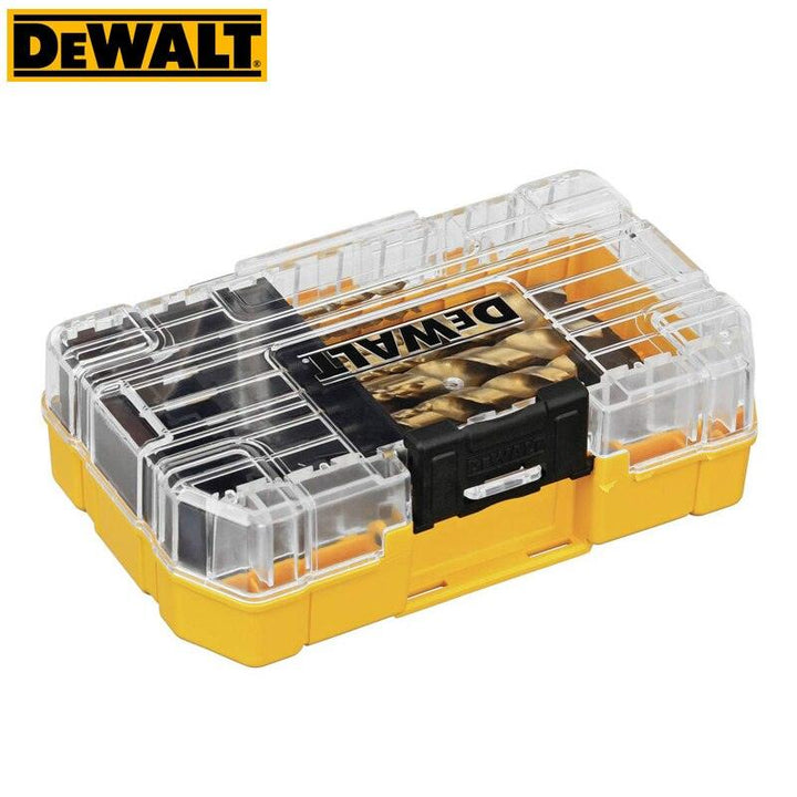 DEWALT得偉 DW1341 14-Piece Titanium Speed Tip Drill Bit Set Long Life Metal Wood Plastics Tough Twist Electric Drill Bit Original DEWALT得偉（美行）