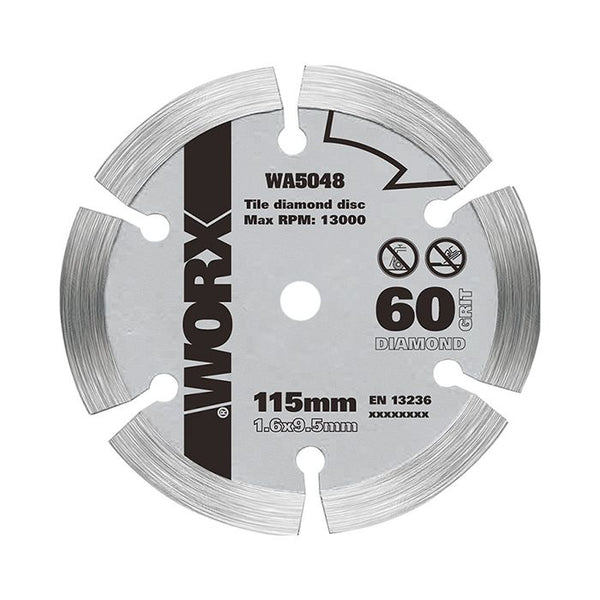 Worx 威克士 115MM 金鋼石鋸片 WA5048適用材料:瓷磚 WORX 威克士